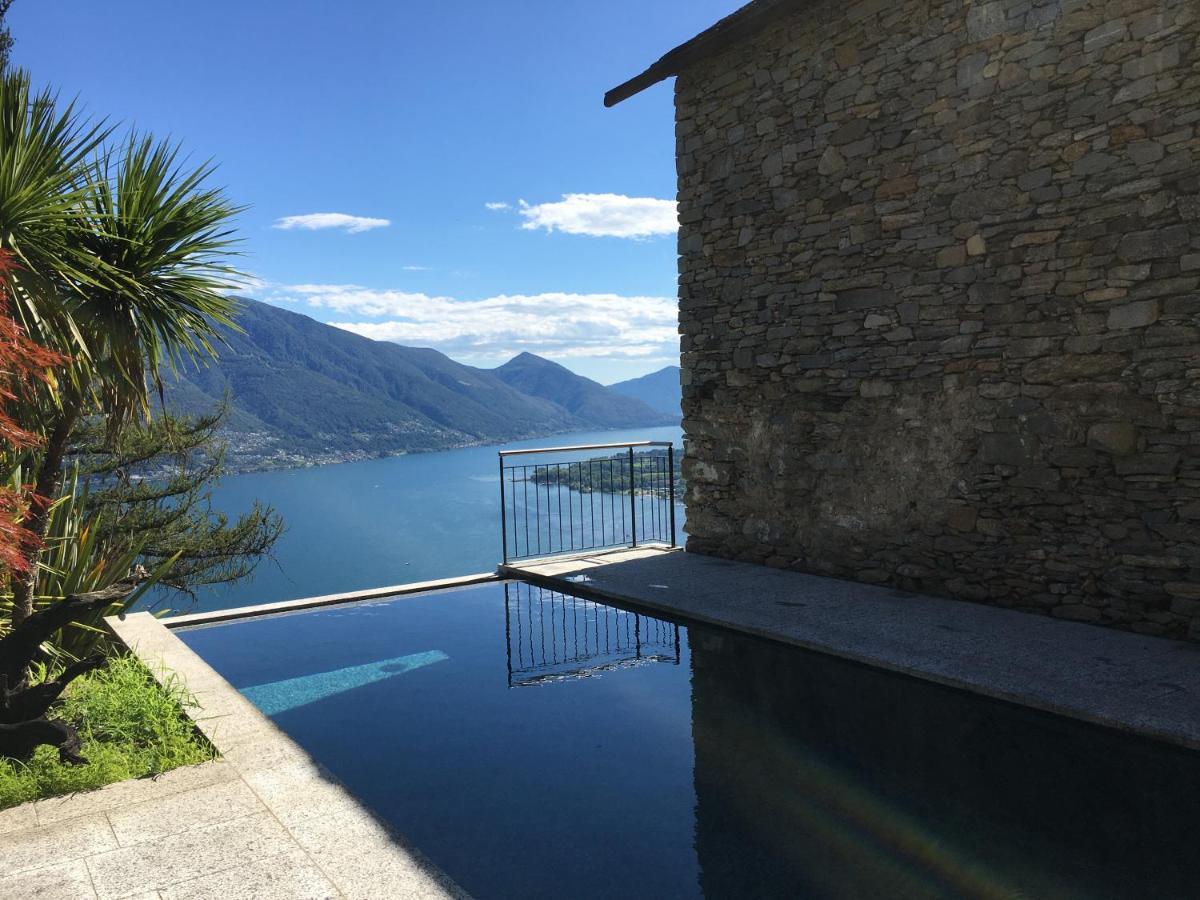 Rustico Resa: Brione Sopra Minusio Villa Exterior foto